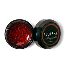 Bluesky, Pudding Gel ART - Полигель c шиммером (Красный, 8 гр.)
