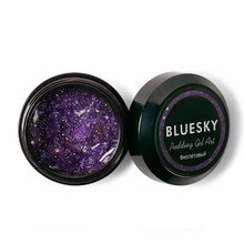 Bluesky, Pudding Gel ART - Полигель c шиммером (Фиолетовый, 8 гр.)