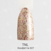 TNL, Гель-лак Glitter №27 - Конфетти (10 мл.)