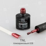 TNL, Гель-лак Glitter №28 - Ализариновый (10 мл.)