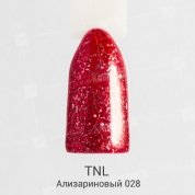 TNL, Гель-лак Glitter №28 - Ализариновый (10 мл.)