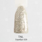 TNL, Гель-лак Glitter №29 - Серебро (10 мл.)