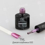 TNL, Гель-лак Glitter №32 - Дикая клубника (10 мл.)