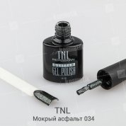TNL, Гель-лак Glitter №34 - Мокрый асфальт (10 мл.)