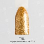 TNL, Гель-лак Glitter №38 - Нарциссово-желтый (10 мл.)