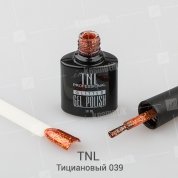 TNL, Гель-лак Glitter №39 - Тициановый (10 мл.)