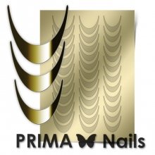 PrimaNails, Металлизированные наклейки для дизайна CL-002, Золото
