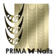 PrimaNails, Металлизированные наклейки для дизайна CL-006, Золото