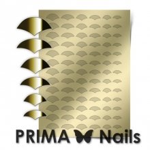 PrimaNails, Металлизированные наклейки для дизайна CL-011, Золото