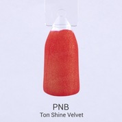 PNB, Shine Velvet Матовый топ с шиммером без липкого слоя (8 мл.)