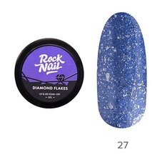 RockNail, Гель-краска Diamond Flakes №27 Blue Ice (5 гр.)