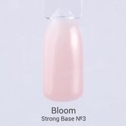 Bloom, Strong Base - Жесткая камуфлирующая база №3 (светлый розовый, 15 мл)