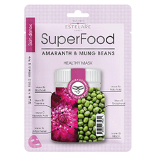 Estelare, Superfood - Тканевая маска для лица Амарант и Бобы Мунг (25 г.)