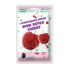 Etude Organix, Wow Detox - Тканевая кислородная маска Cherry (25 г.)