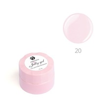 AdriCoco, Гель-желе для моделирования ногтей камуфлирующий №20 (пудровый розовый, 10 мл.)