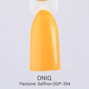 ONIQ, Гель-лак для покрытия ногтей - Pantone: Saffron OGP-204 (10 мл.)