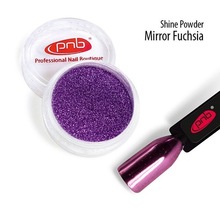 PNB, Shine Powder Mirror Fuchsia - Втирка-блеск Зеркальная фуксия (0,5 г.)