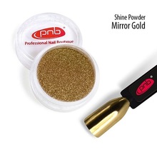 PNB, Shine Powder Mirror Gold - Втирка-блеск Зеркальное золото (0,5 г.)