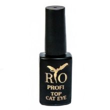 RIO Profi, Top Cat Eye - Топовое покрытие Кошачий глаз №1 (Серебро, 7 мл.)