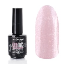 InGarden, Ideal Nails brilliant pink - Камуфлирующая каучуковая база с блёстками (розовая, 11 мл.)