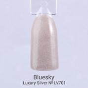 Bluesky, Гель-лак Luxury Silver № LV701 (10 мл.)