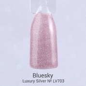 Bluesky, Гель-лак Luxury Silver № LV703 (10 мл.)