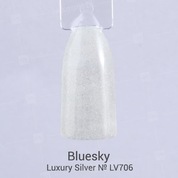 Bluesky, Гель-лак Luxury Silver № LV706 (10 мл.)