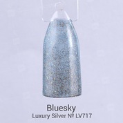 Bluesky, Гель-лак Luxury Silver № LV717 (10 мл.)