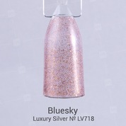 Bluesky, Гель-лак Luxury Silver № LV718 (10 мл.)
