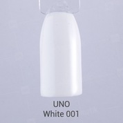 Uno, Гель-лак White - Белый №001 (8 мл.)