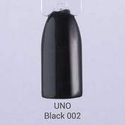 Uno, Гель-лак Black - Черный №002 (8 мл.)