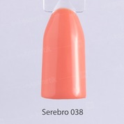 Serebro, Гель-лак Персиковое конфетти №038 (11 мл.)
