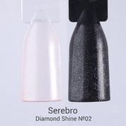 Serebro, Гель-лак «Diamond Shine» №02 (11 мл.)