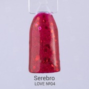 Serebro, Гель-лак «LOVE» №04 (11 мл.)