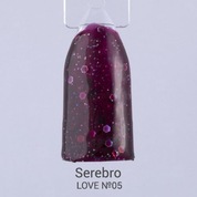 Serebro, Гель-лак «LOVE» №05 (11 мл.)