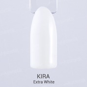 KIRA, Гель-лак Extra White (10 мл.)