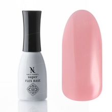 Nika Nagel, Super Flex Base Cover Pink - Каучуковая камуфлирующая база для ногтей (10 мл.)