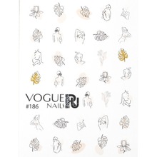 Vogue Nails, Слайдер для дизайна ногтей №186