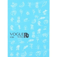 Vogue Nails, Слайдер для дизайна ногтей №189