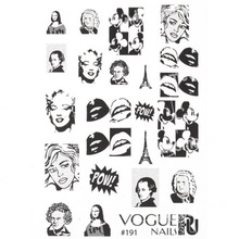Vogue Nails, Слайдер для дизайна ногтей №191