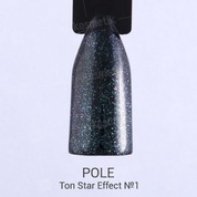 POLE, Star Effect - Закрепитель для гель-лака №01 с блестками (12 мл.)