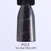 POLE, Star Effect - Закрепитель для гель-лака №03 с блестками (12 мл.)