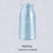 NelTes, Зеркальный блеск (Светло-голубой, мелкий помол)