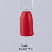 Grattol, Гель-лак Pure Red №83 (9 мл.)