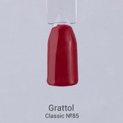 Grattol, Гель-лак Dark Red №85 (9 мл.)