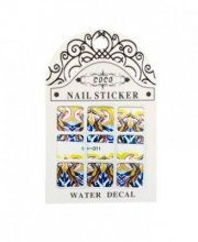 Coco, Nail Sticker - Слайдер-дизайн LW-011
