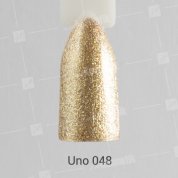 Uno, Гель-лак Gold - Золотой №048 (12 мл.)