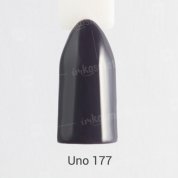 Uno, Гель-лак Dark Basalt - Темный базальт №177 (12 мл.)