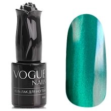 Vogue Nails, Гель-лак кошачий глаз - Благородный изумруд №010 (10 мл.)