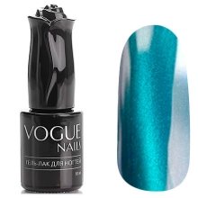 Vogue Nails, Гель-лак кошачий глаз - Морской аквамарин №011 (10 мл.)